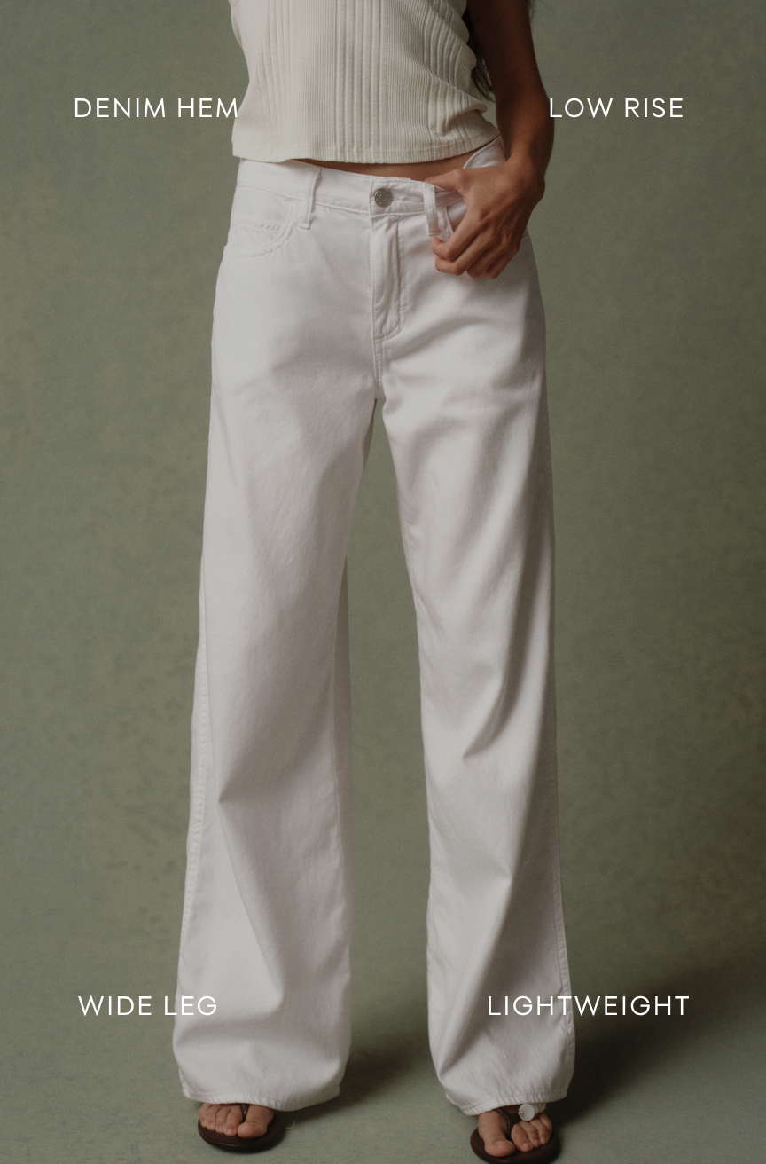 AMO Regina Pant in White