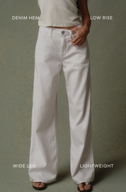 AMO Regina Pant in White