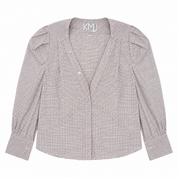 KMJ Bon Voyage Puff Sleeve Shirt