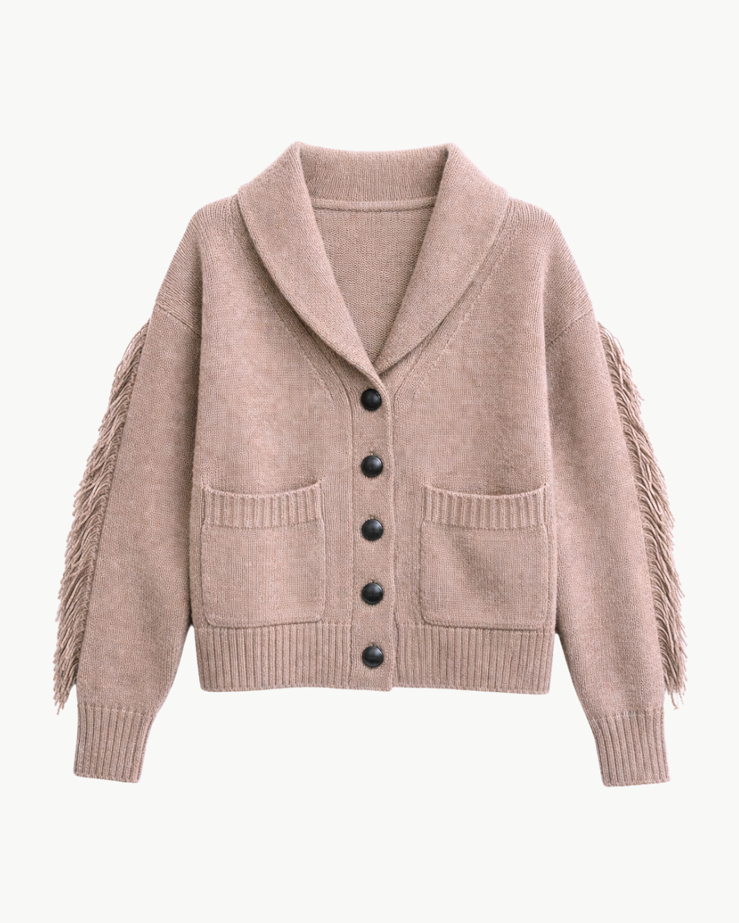 White + Warren Cashmere Blend Luxe Fringe Coatigan