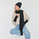 Cashmere Project Essential Ribbed Scarf