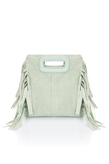 Italian Suede Fringe Handbag