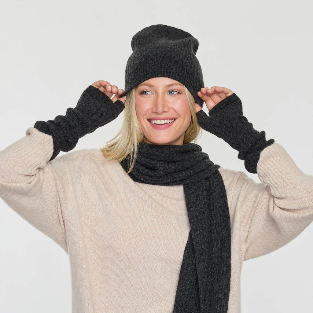 Cashmere Project Essential Ribbed Hat