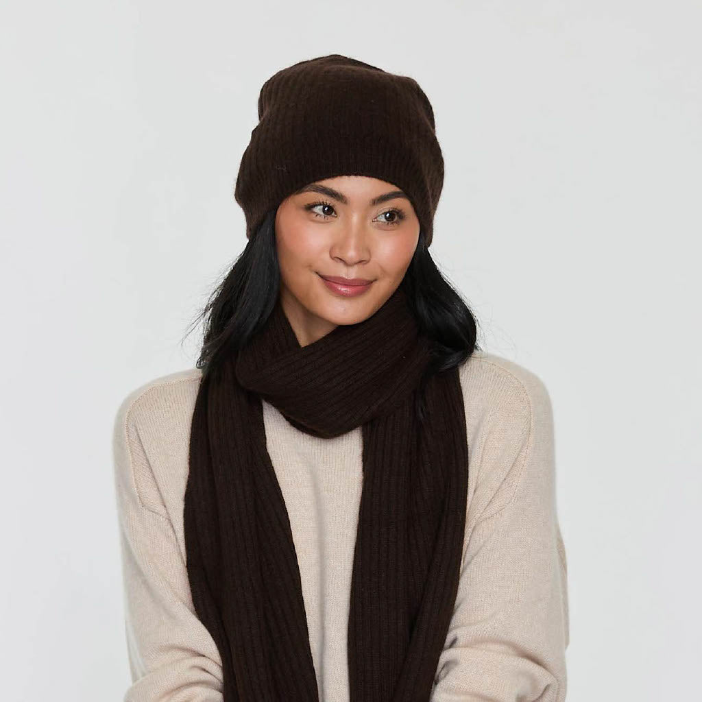 Cashmere Project Essential Ribbed Hat
