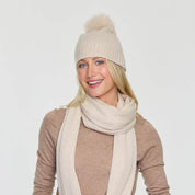 Cashmere Project Pom Pom Hat