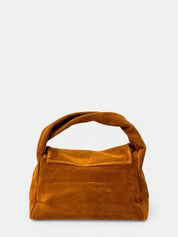 Italian Suede Flap Handbag