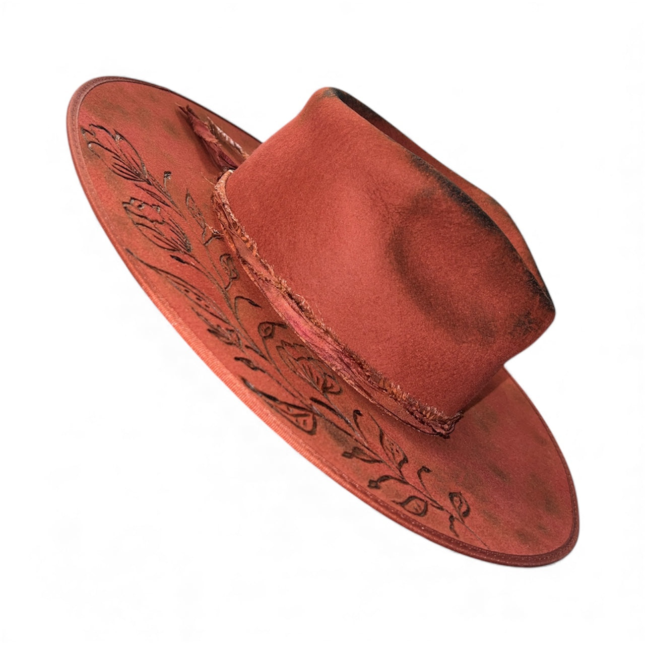 Fab Finds By Sarah Rancher Hat in Fox/Floral Branding