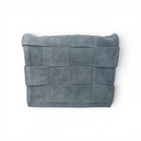 Italian Suede Jigsaw Clutch/Crossbody