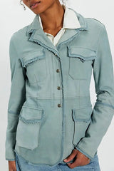 Jakett Meryl Washed Suede Jacket