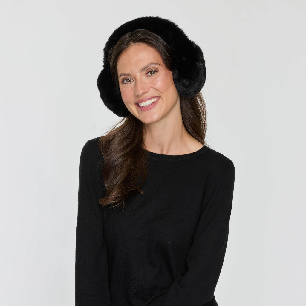 Cashmere Project Faux Fur Ear Muffs
