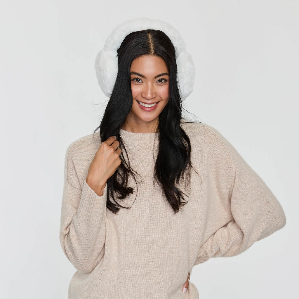 Cashmere Project Faux Fur Ear Muffs