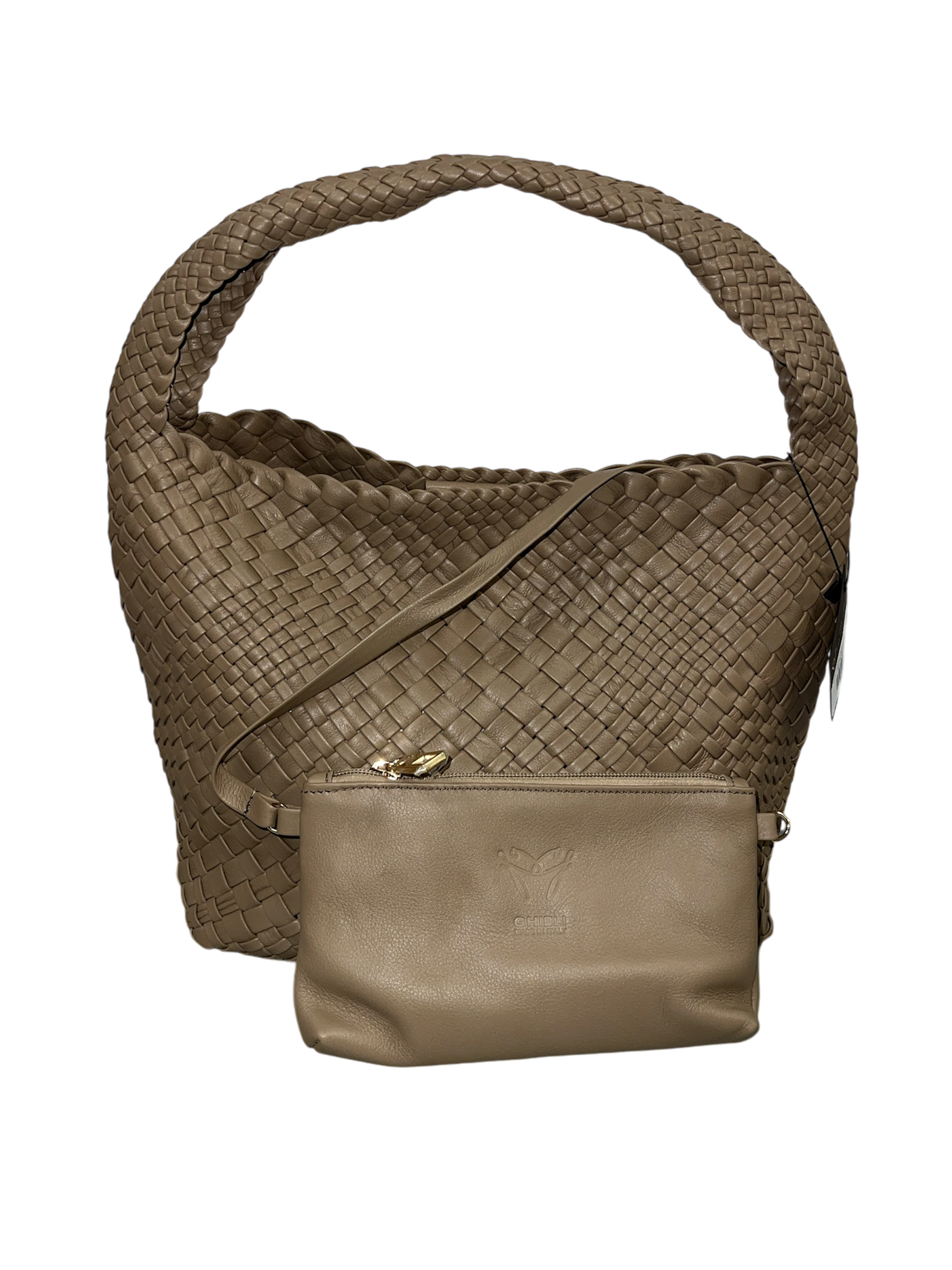 Italian Leather Medium Handwoven Bag