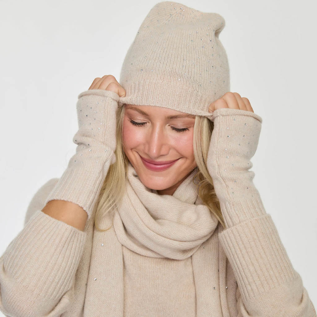 Cashmere Project Rhinestone Fingerless Glove