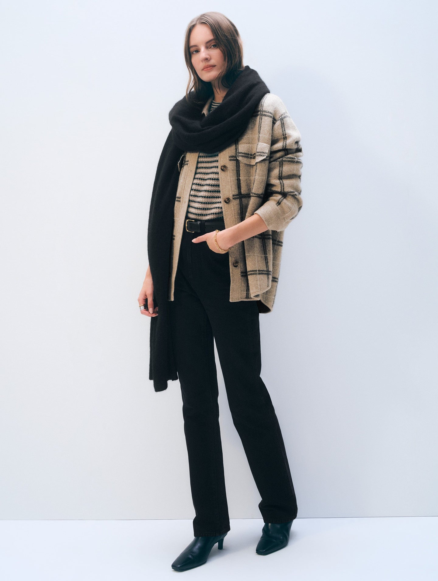 White + Warren Cashmere Travel Wrap