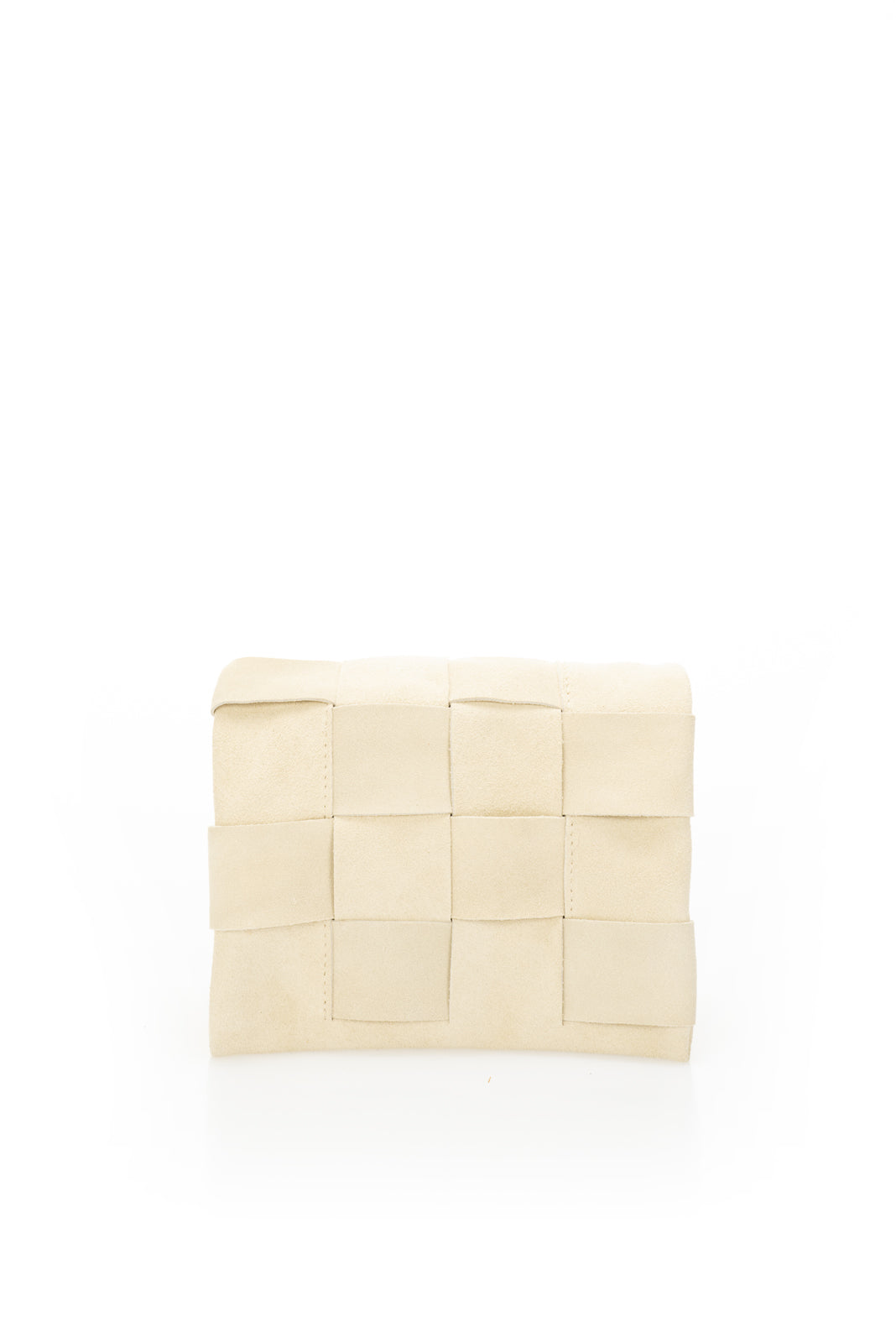 Italian Suede Jigsaw Clutch/Crossbody