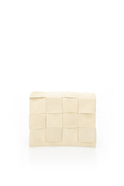 Italian Suede Jigsaw Clutch/Crossbody