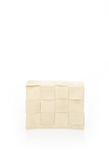 Italian Suede Jigsaw Clutch/Crossbody