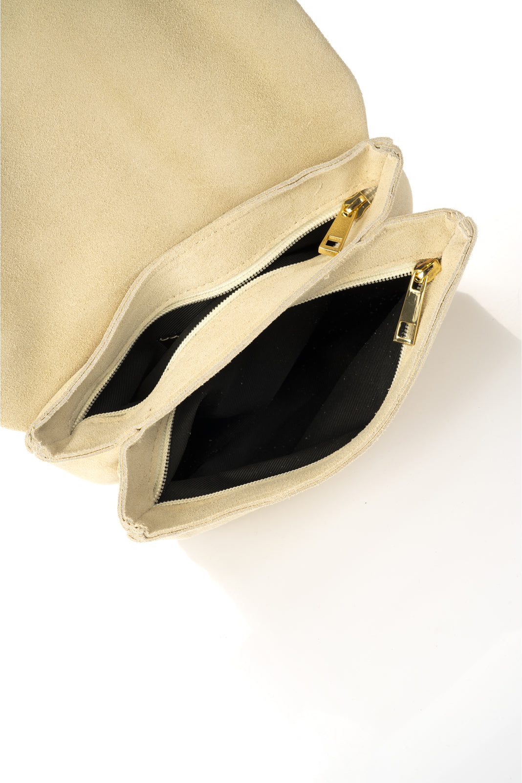 Italian Suede Jigsaw Clutch/Crossbody