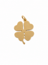 Vintage 14KT Gold Four-Leaf Clover Charm