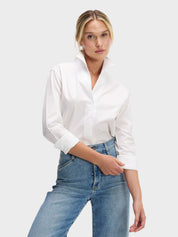 Sarah Alexandra Signature Shirt in The Right White