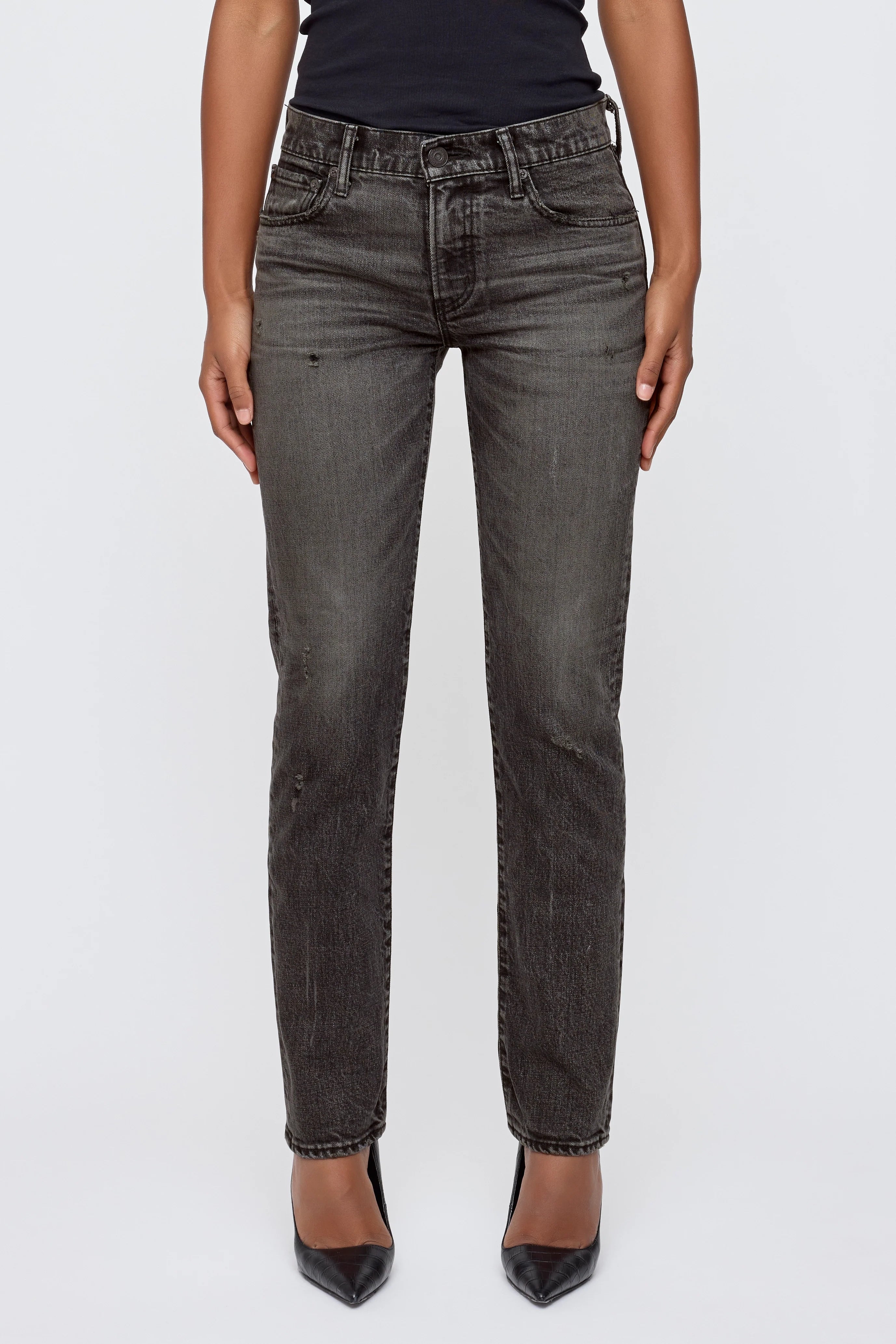 Moussy Vintage Bellview Slim Straight Jean