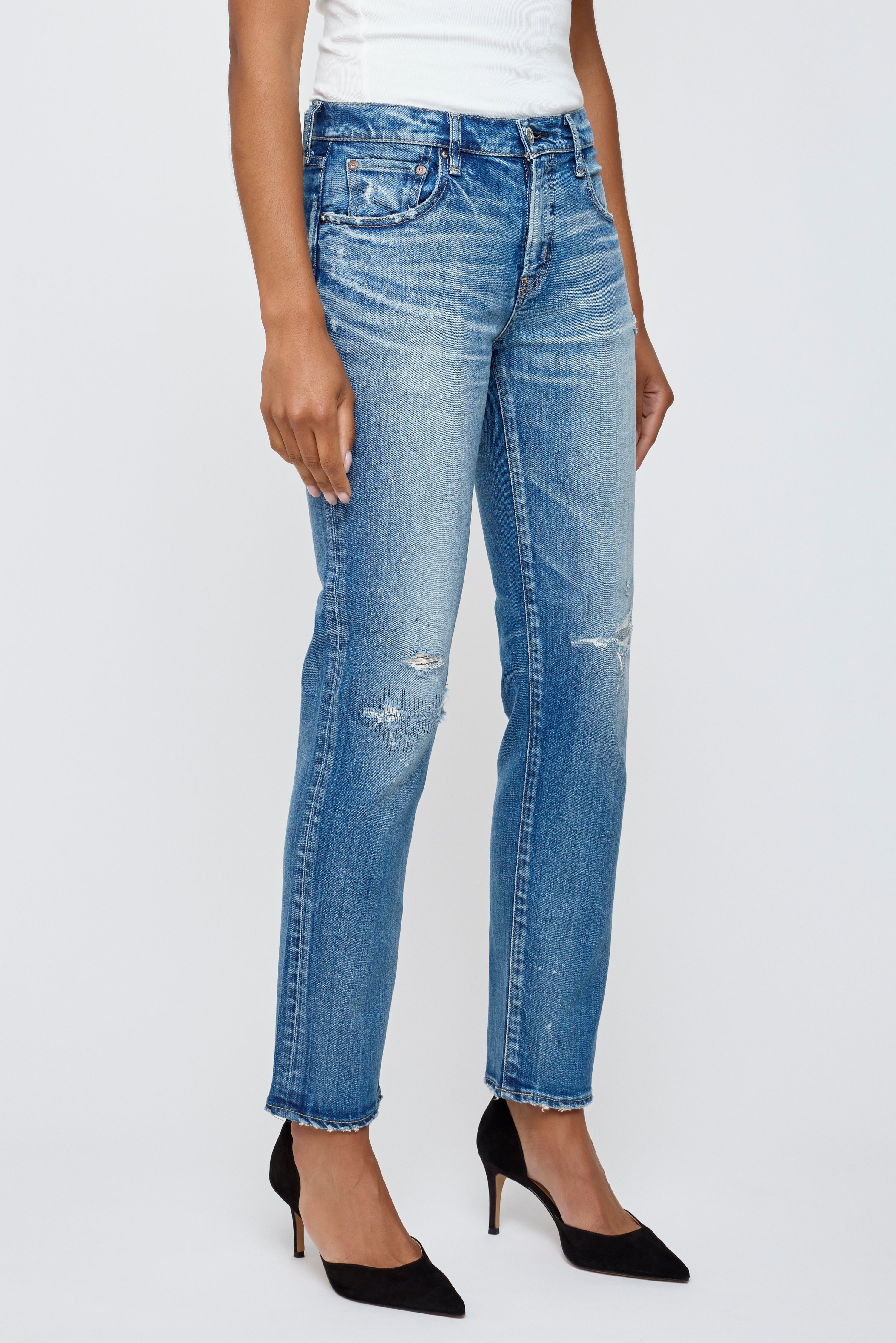 Moussy Vintage Bridgeville Slim Straight Jean