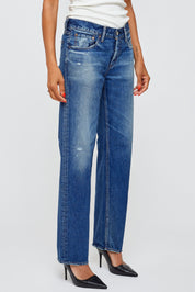 Moussy Vintage Ridgefield Straight Low Rise Jean