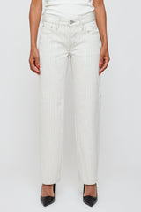 Moussy Vintage Elmora Low Rise Straight Jean