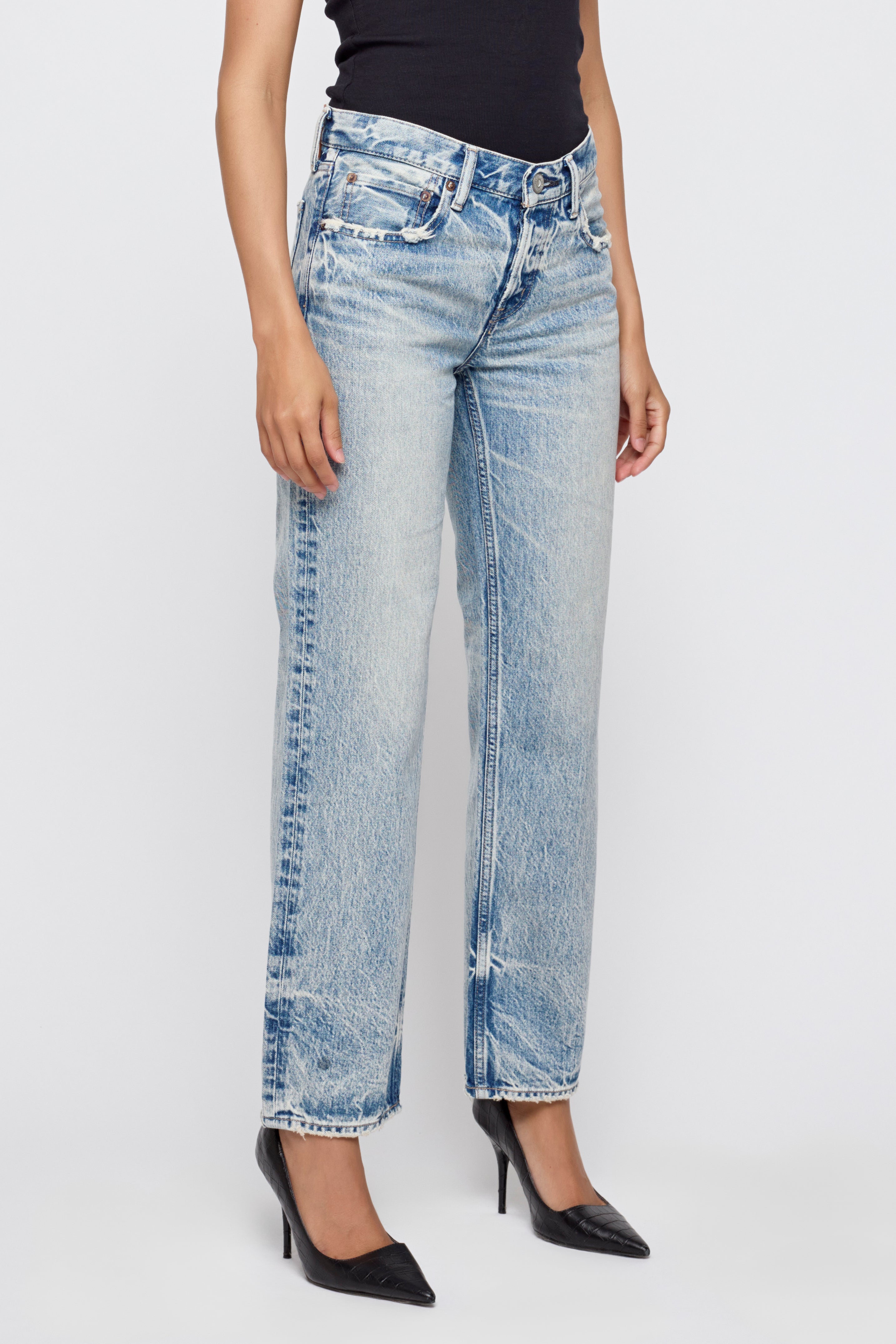 Moussy Vintage Wildwood Straight Low Jean