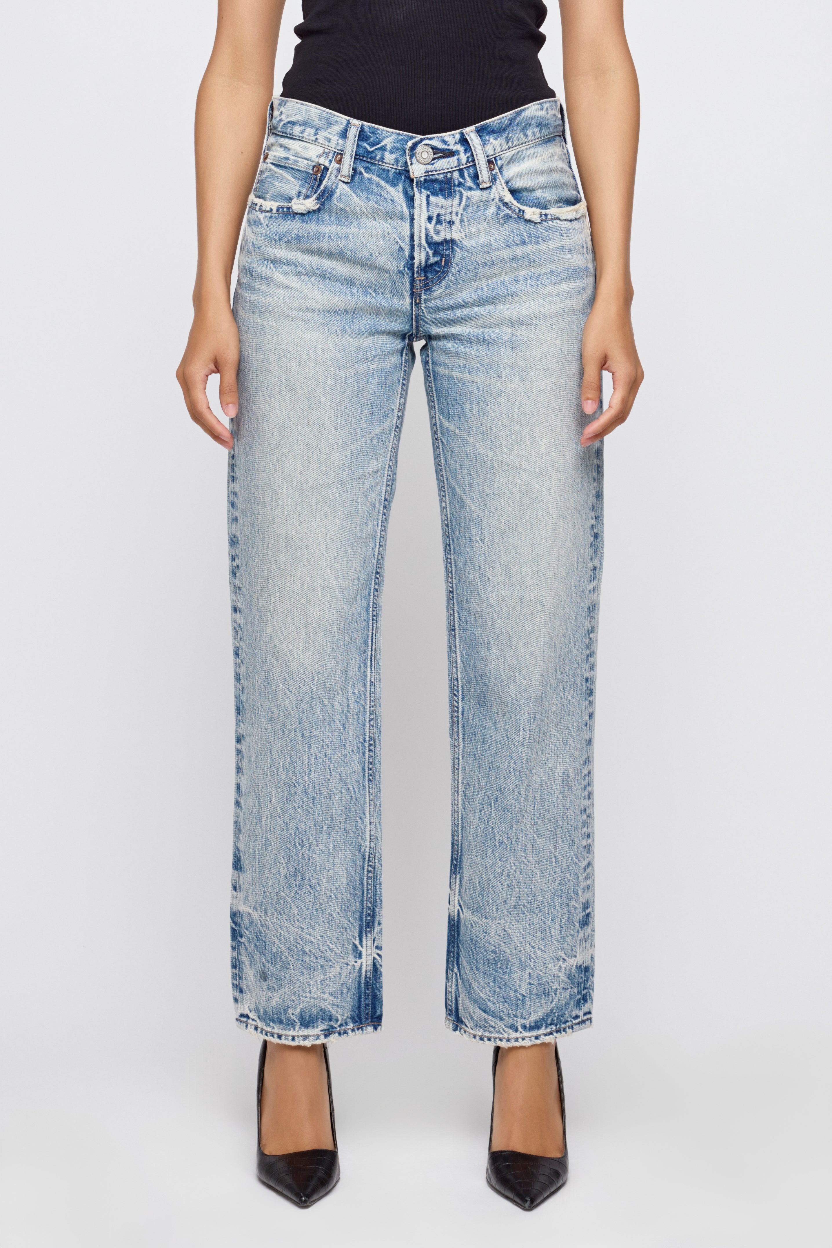 Moussy Vintage Wildwood Straight Low Jean