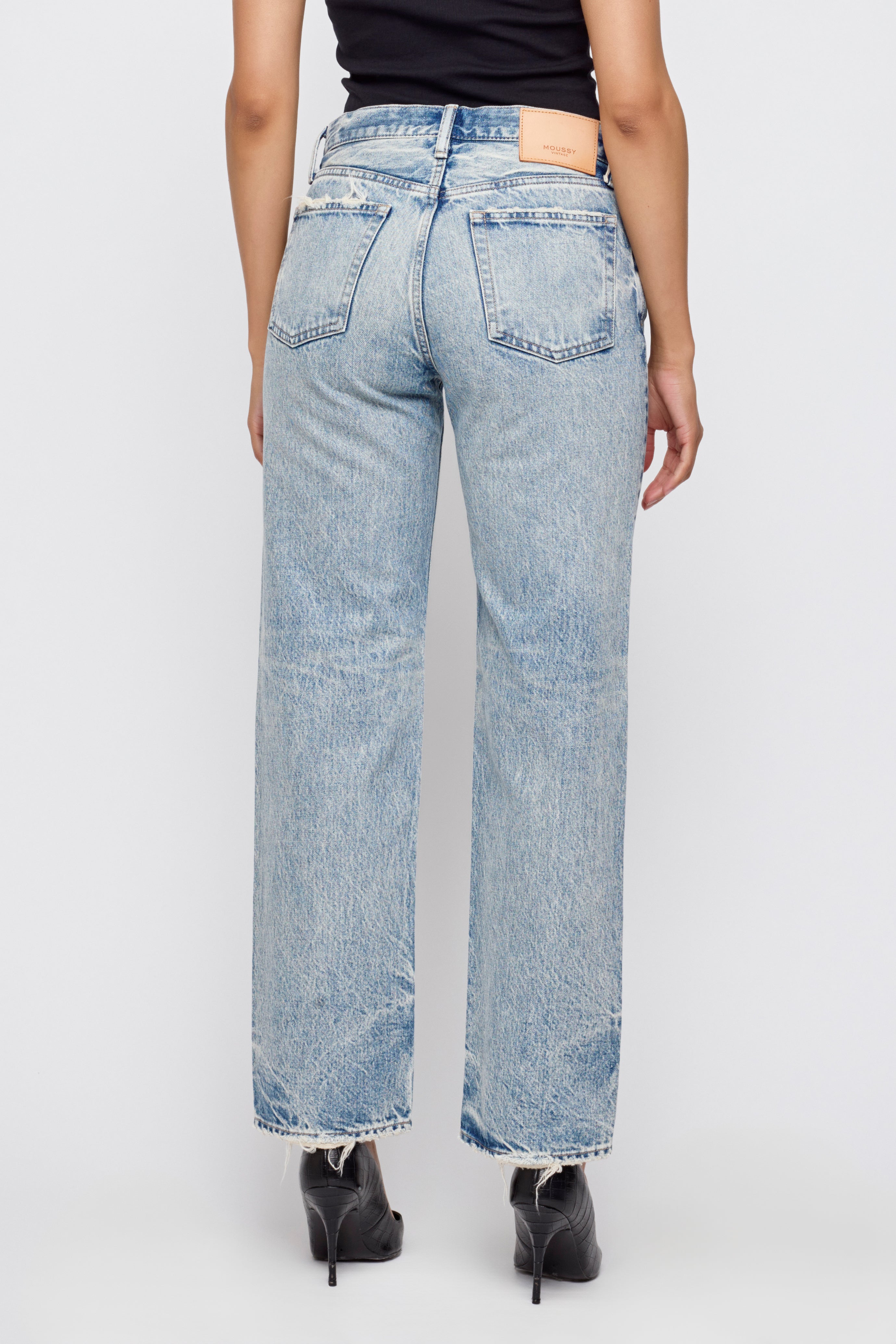 Moussy Vintage Wildwood Straight Low Jean