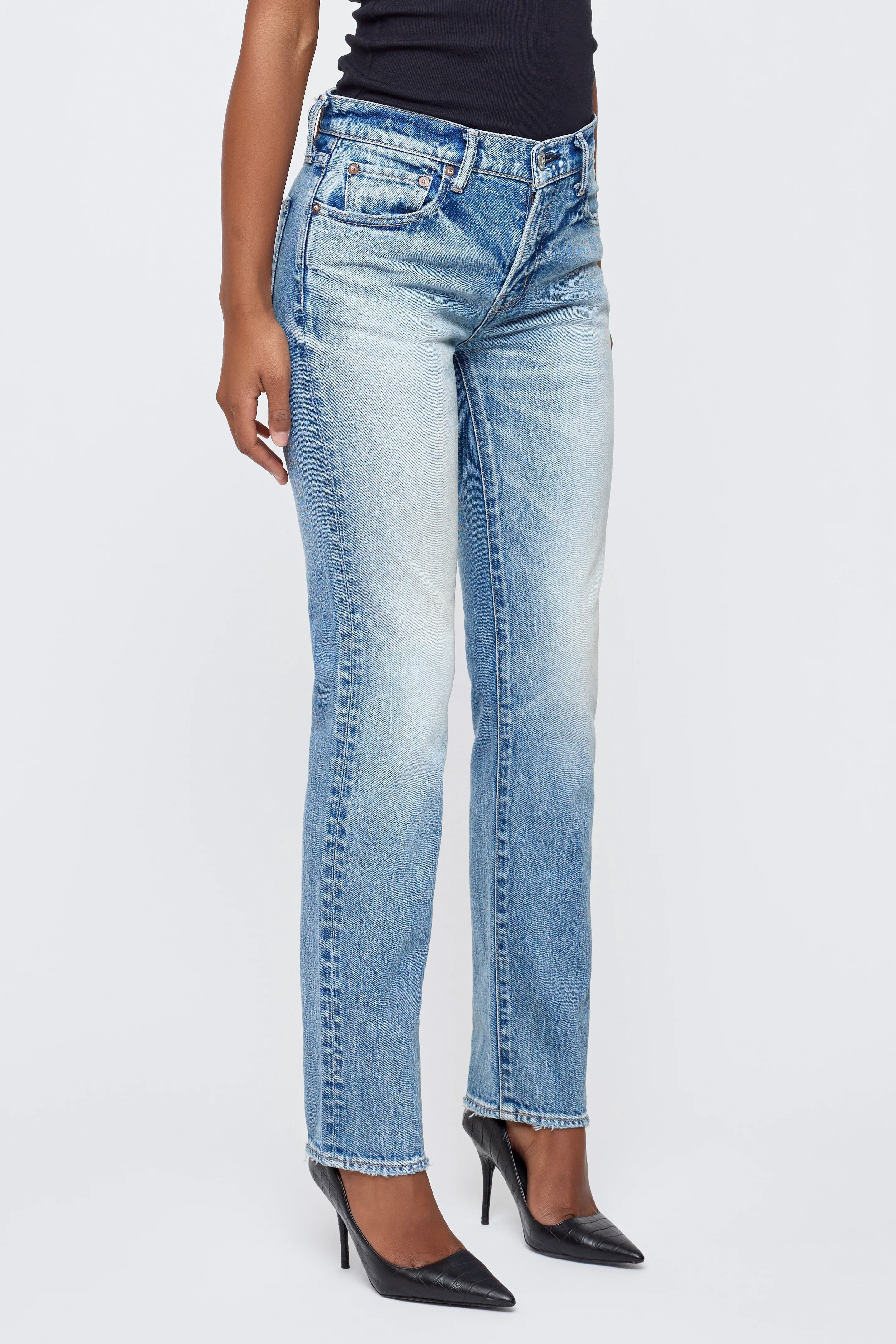 Moussy Vintage Deland Slim Straight Jean