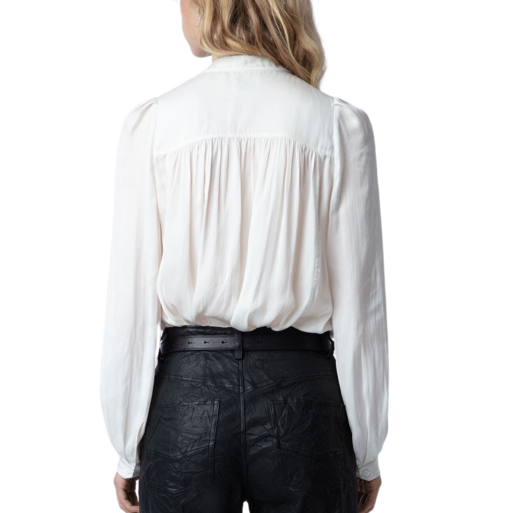 Zadig & Voltaire TChin Satin Top
