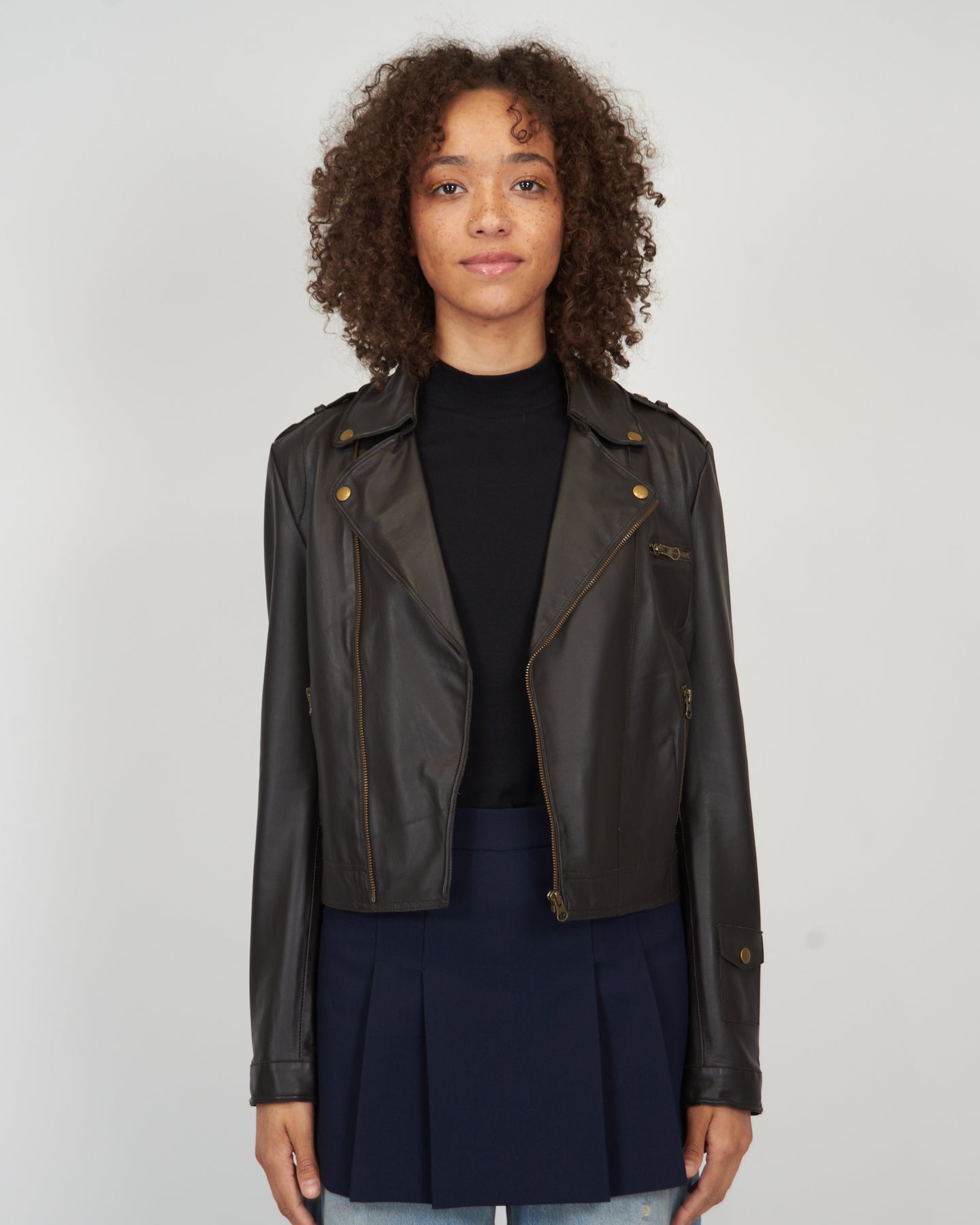 Jakett Josey Washed Leather Jacket