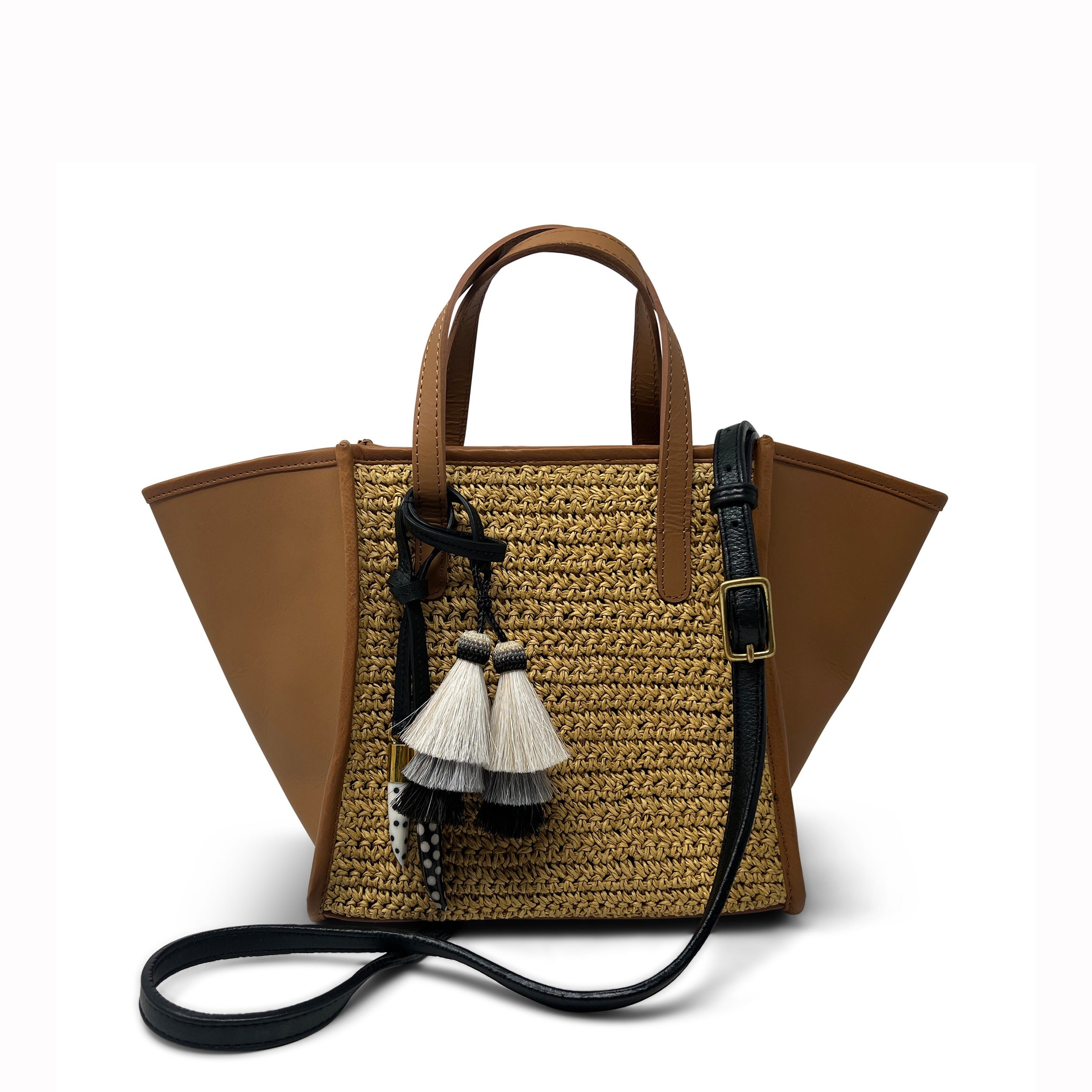 Kempton Mini Raffia Tote