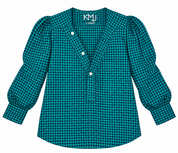 KMJ Bon Voyage Puff Sleeve Shirt