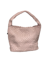 Ghilbi Italian Leather Medium Handwoven Bag