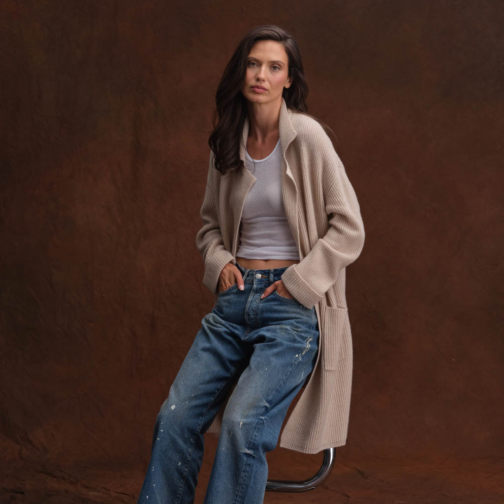 Cashmere Project Shaker Overcoat