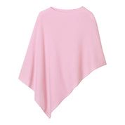 Cashmere Project Rolled Edge Asymmetric Poncho
