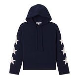 Cashmere Project Star Sleeve Side Slit Hoodie