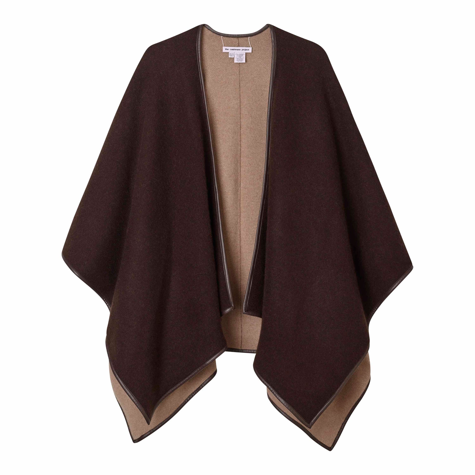 Cashmere Project Leather Trim Wrap