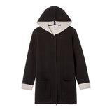 Cashmere Project Hooded Zip Car Coat
