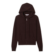 Cashmere Project Solid Zip Hoodie