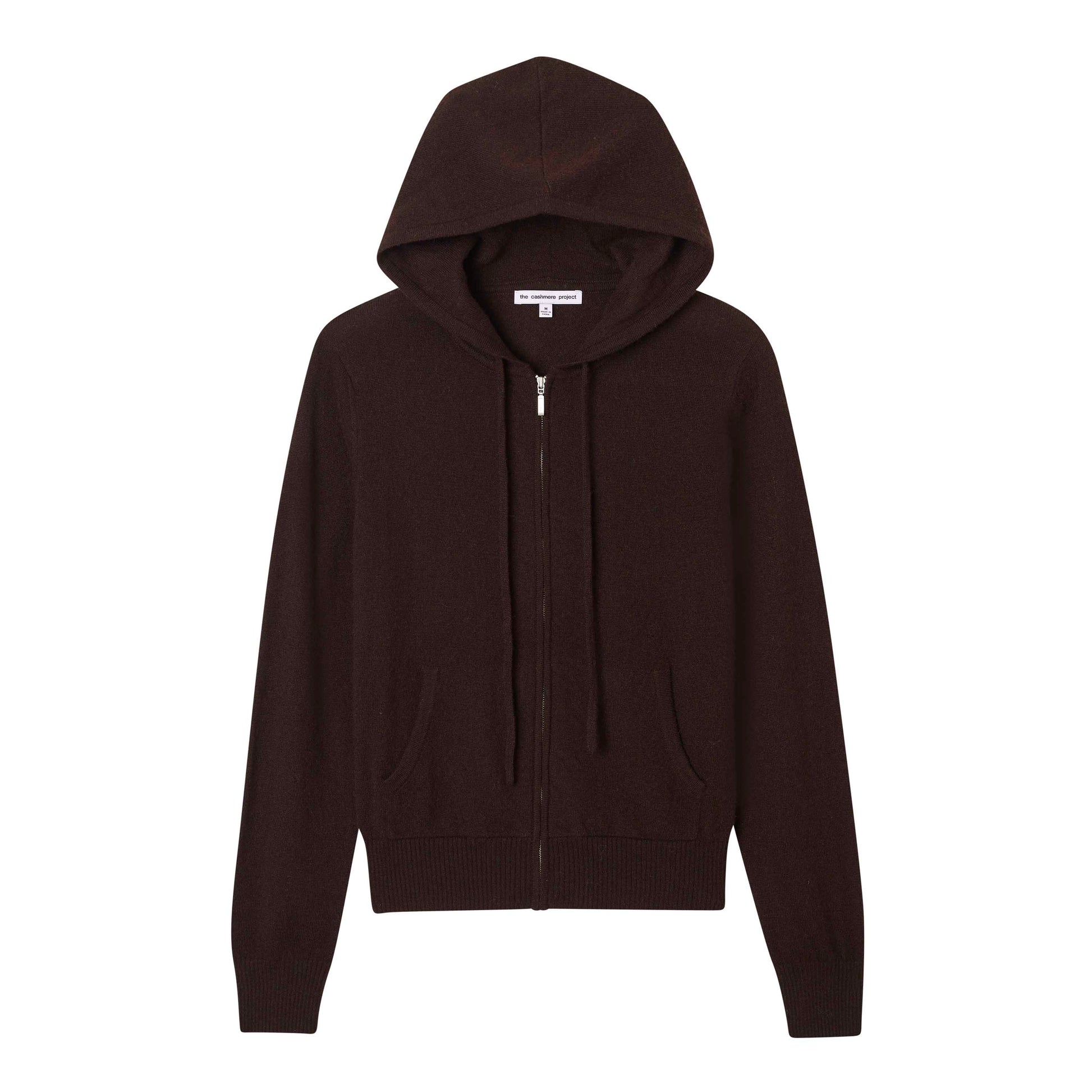 Cashmere Project Solid Zip Hoodie