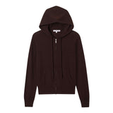 Cashmere Project Solid Zip Hoodie