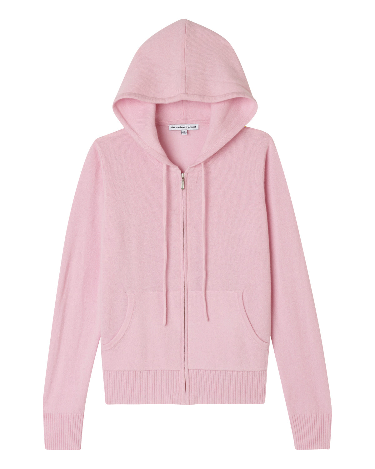 Cashmere Project Solid Zip Hoodie