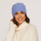 Cashmere Project Layered Roll Edge Hat