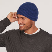 Cashmere Project Men's Ribbed Cashmere Hat