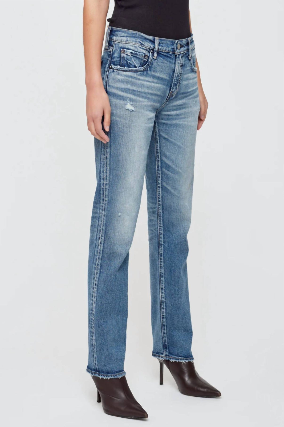 Moussy Vintage Linden Slim Straight Jean
