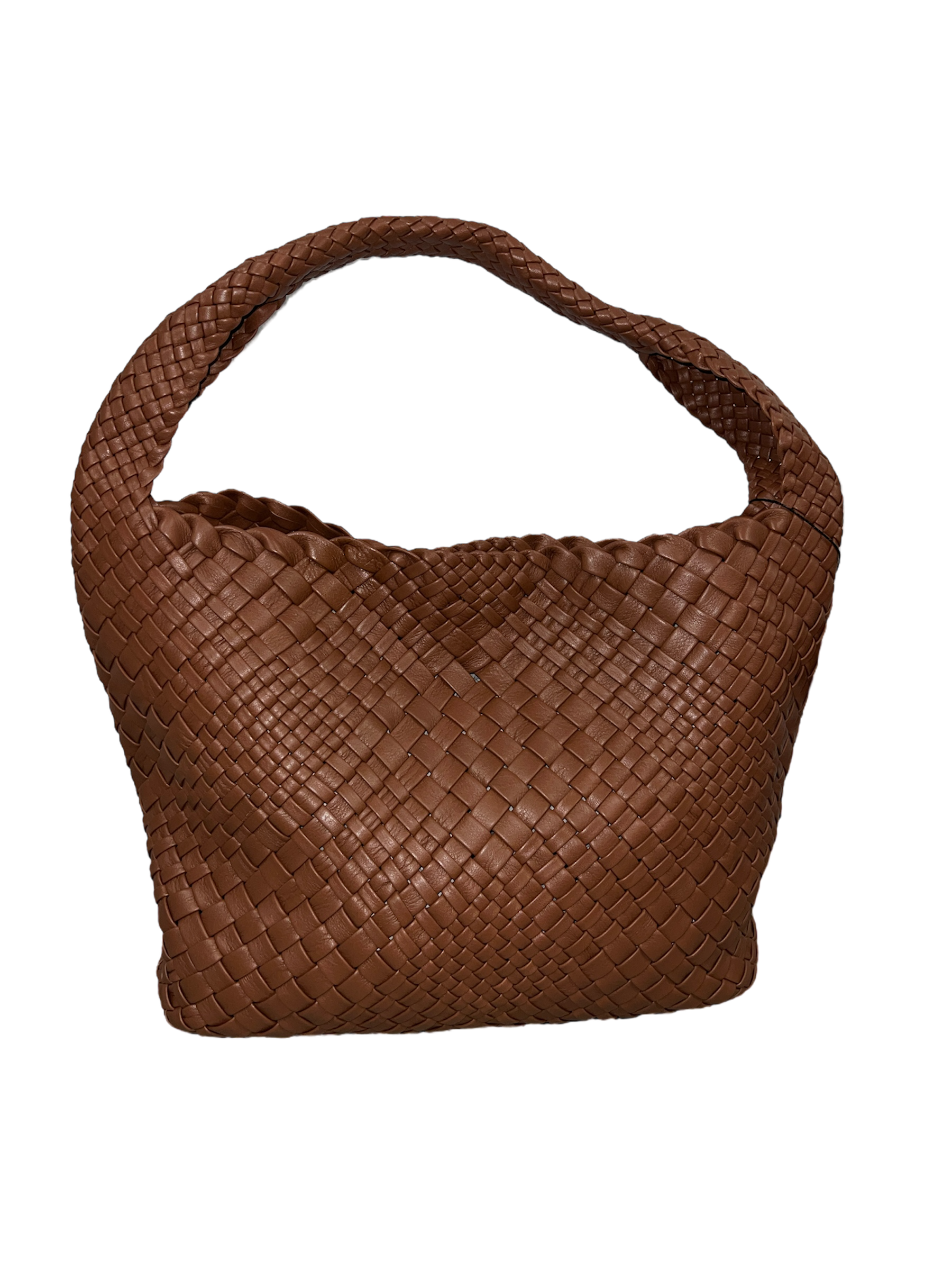 Italian Leather Medium Handwoven Bag